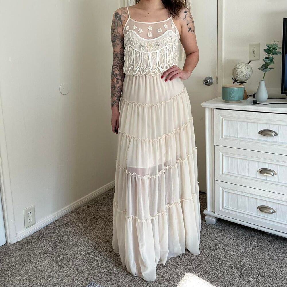 Bohemian Free People Maxi Dress